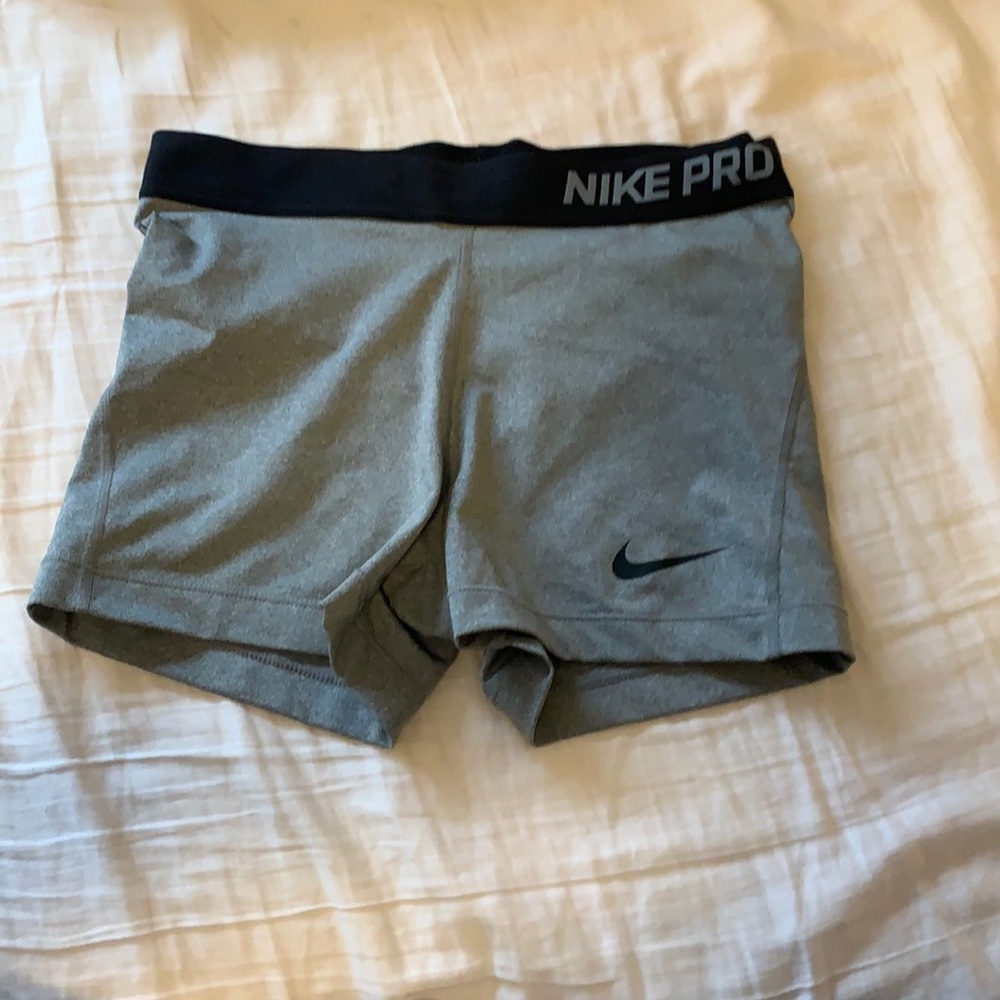 Nike Pro Women’s 3” Dri-Fit Grey Shorts